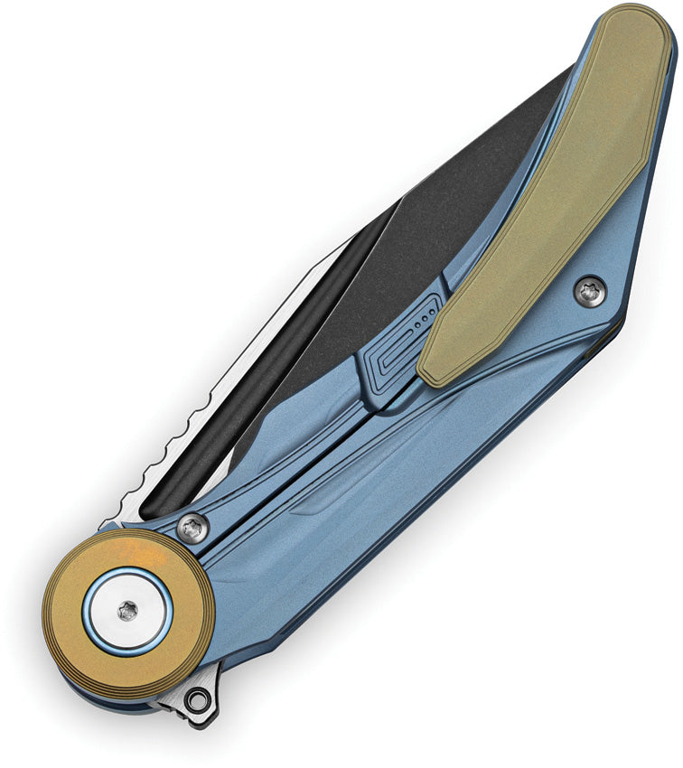 BTKT2403D Seraph Framelock Ti Blue