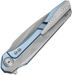 BTKT2505A Wet Nelly Button Lock Ti Blue