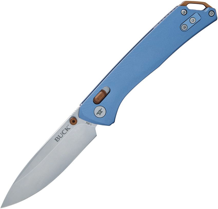 BU700BLS Buck Nomad Crossbar Lock Blue