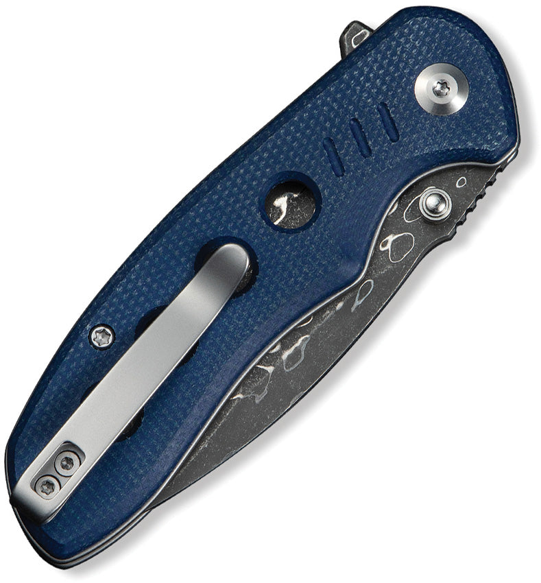 C23085BDS1 Triptych Button Lock Blue