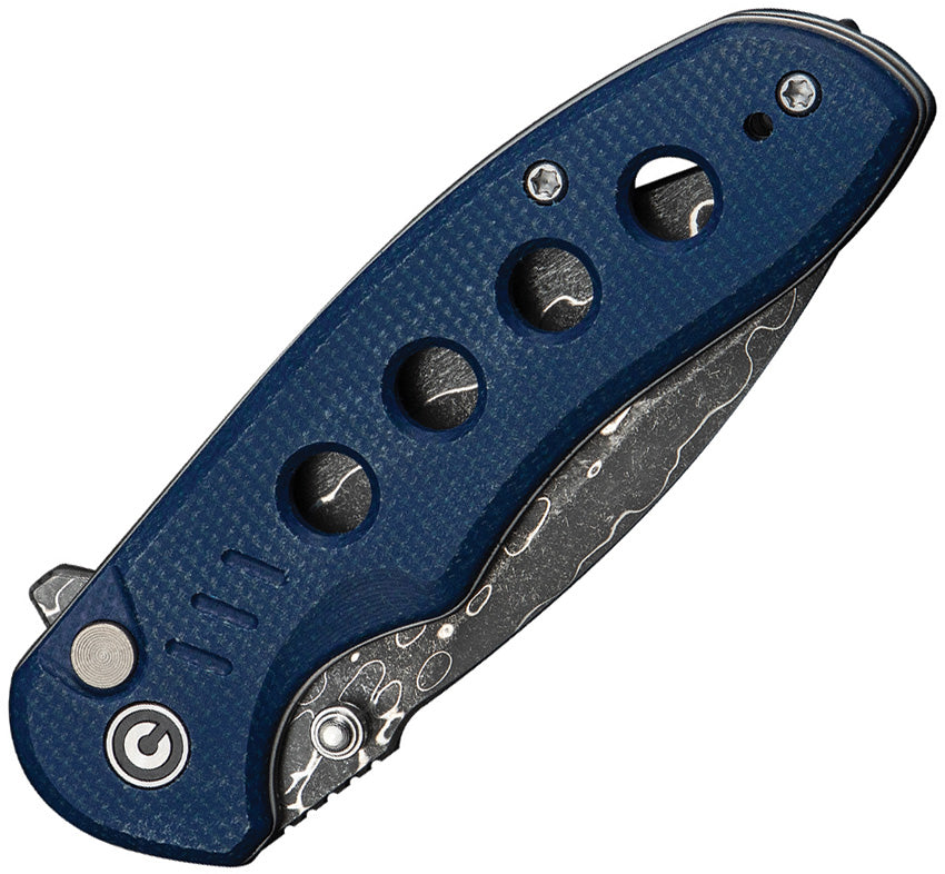 C23085BDS1 Triptych Button Lock Blue