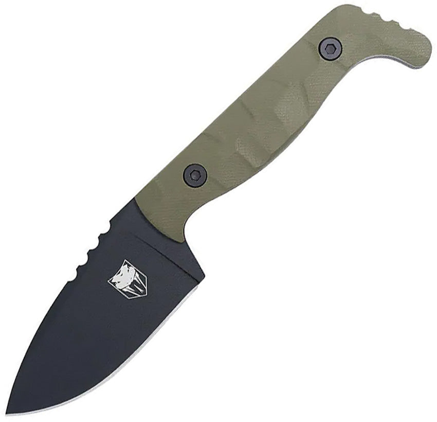 CBTKPSODG Cobratec Knives Small Kingpin Fixed Blade OD
