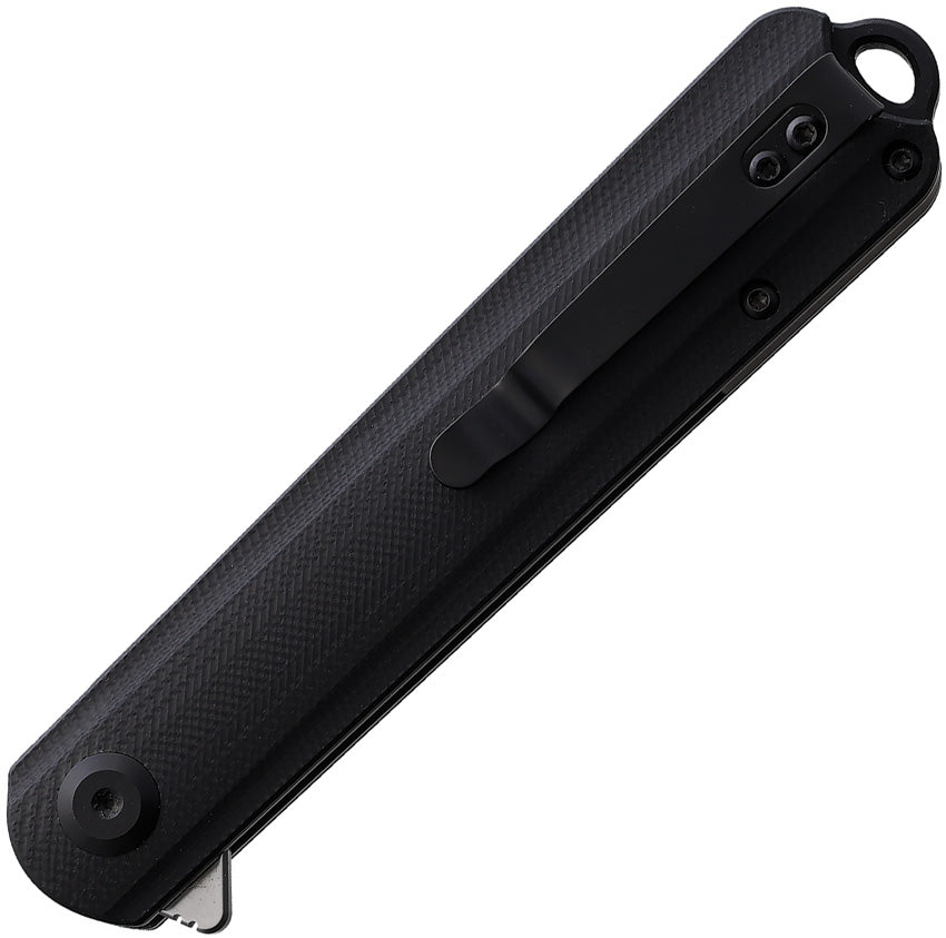 CBTKRAITS35VN Cobratec Knives Krait Linerlock Black