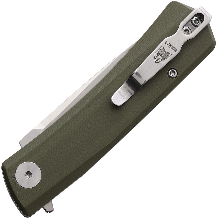 CBTSRPODG Cobratec Knives Serpent Linerlock OD