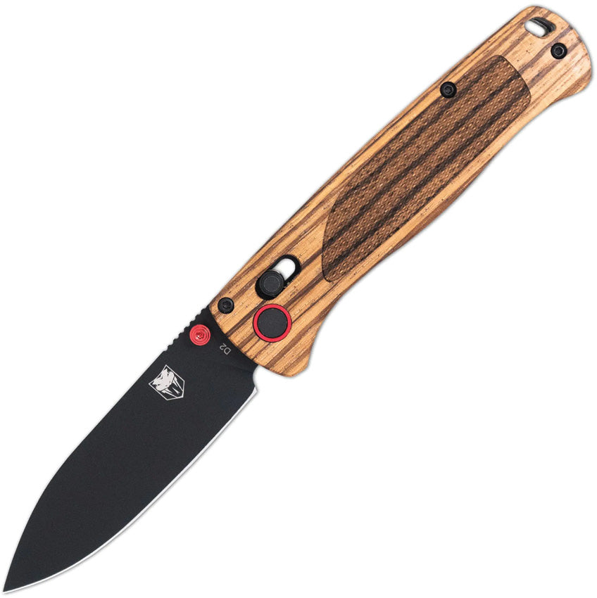CBTZWDBLDBK Bar Lock Zebra Wood DP Blk