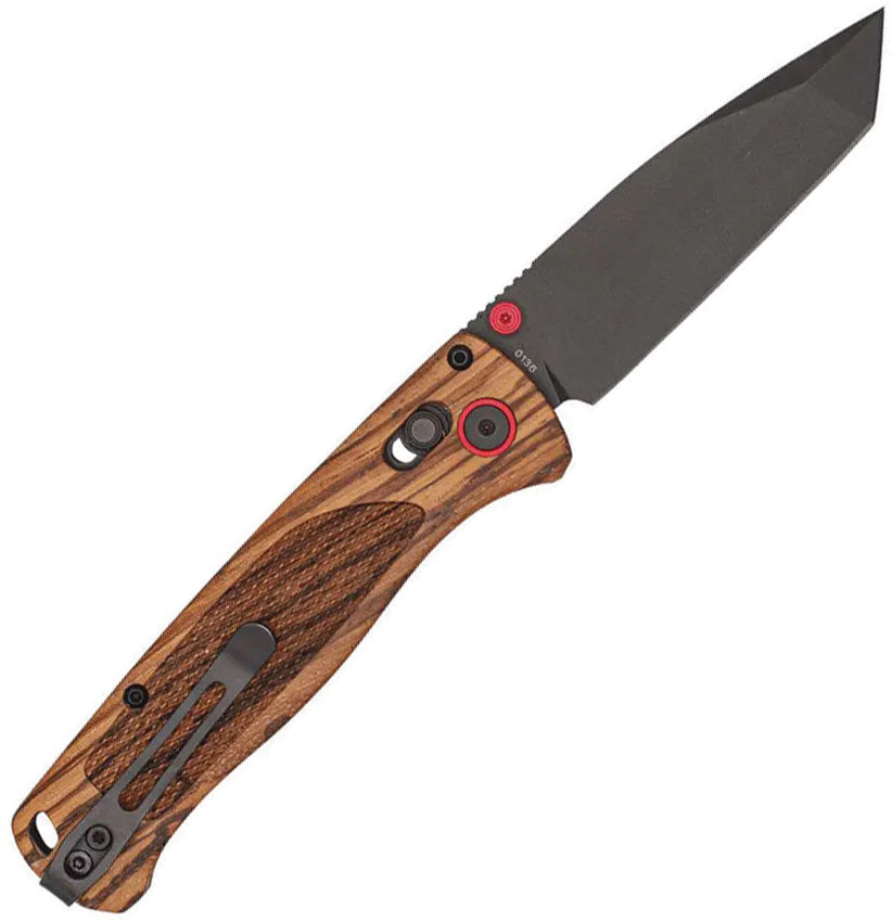 CBTZWDBLTBK Bar Lock Zebra Wood Tanto Blk