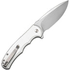 CIVC18026E2 Civivi Praxis Button Lock Silver