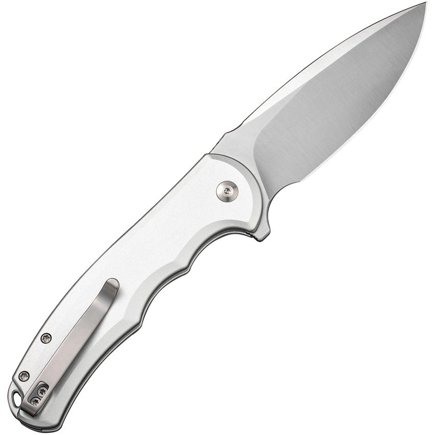 CIVC18026E2 Civivi Praxis Button Lock Silver