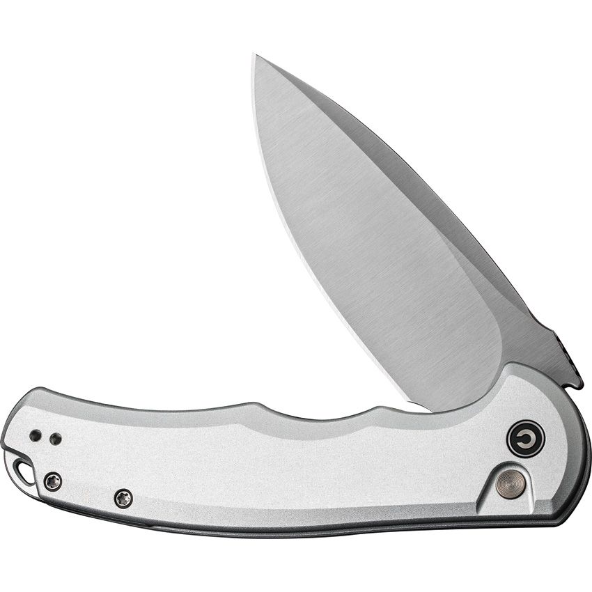 CIVC18026E2 Civivi Praxis Button Lock Silver