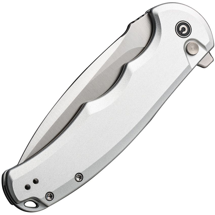 CIVC18026E2 Civivi Praxis Button Lock Silver