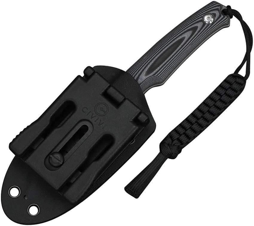 CIVC20076B2 Civivi Altus Fixed Blade Blk/Gry