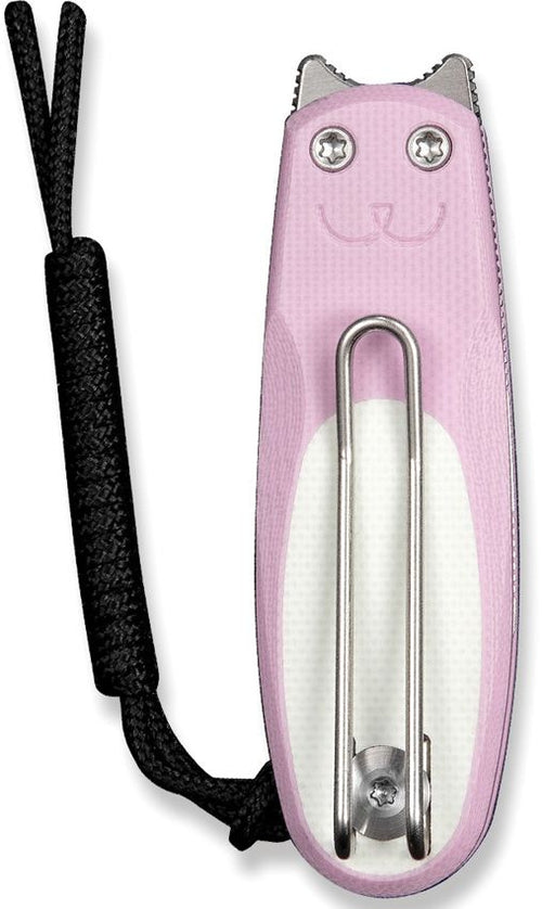 CIVC250544 Civivi Purr Slip Joint Pink/Wht
