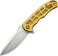 CIVC803L: Civivi Praxis linerlock, Ultem handle, 3.75" satin 9Cr18MoV blade