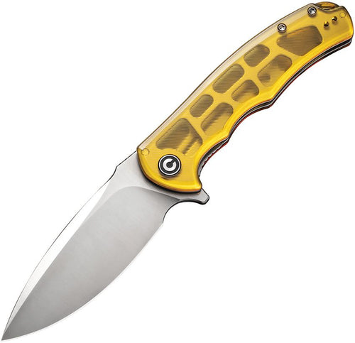 CIVC803L: Civivi Praxis linerlock, Ultem handle, 3.75" satin 9Cr18MoV blade