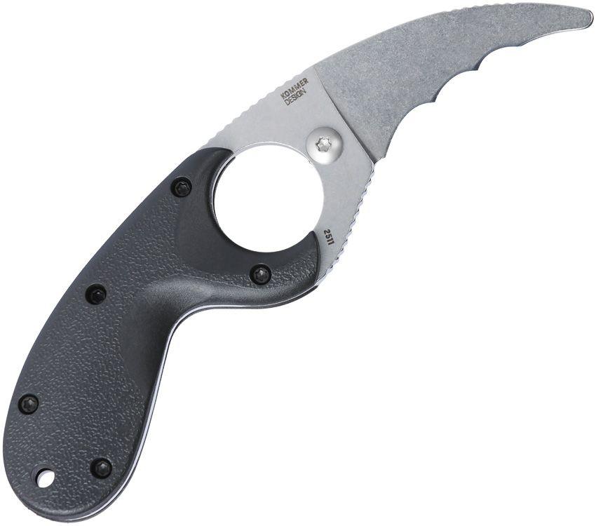 CR2511 CRKT Bear Claw Fixed Blade Black