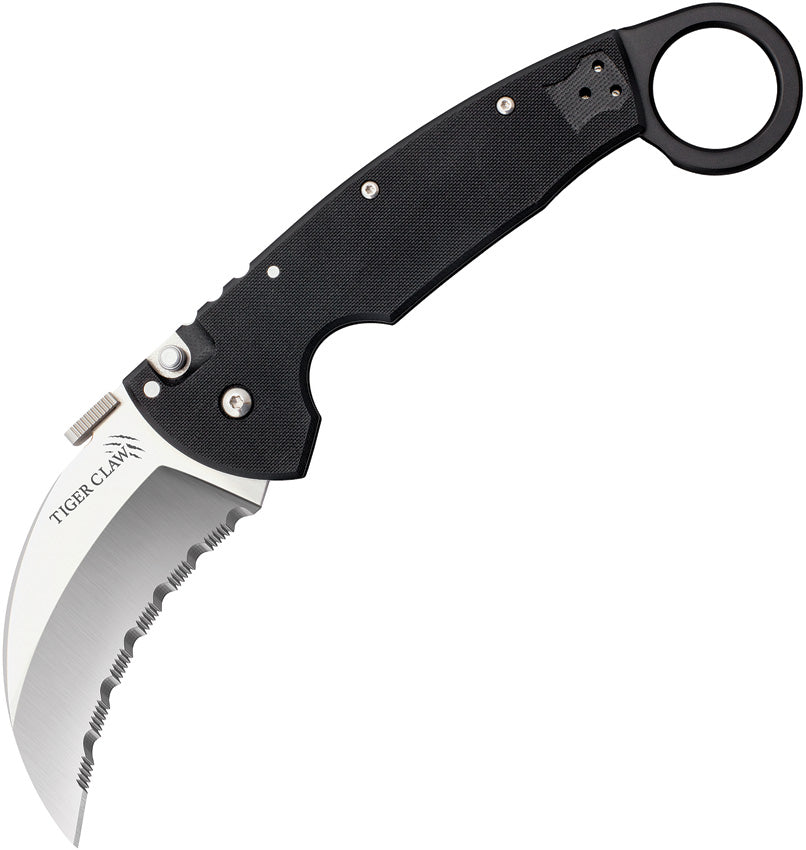 CS22KFS Tiger Claw Lockback Serrated