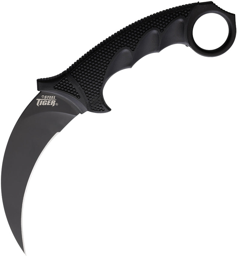 CS49KSTBKBK Steel Tiger Karambit Černý