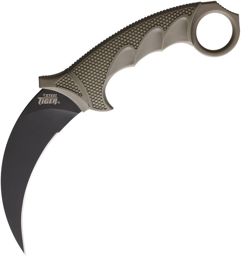 CS49KSTDEBK Steel Tiger Karambit DE