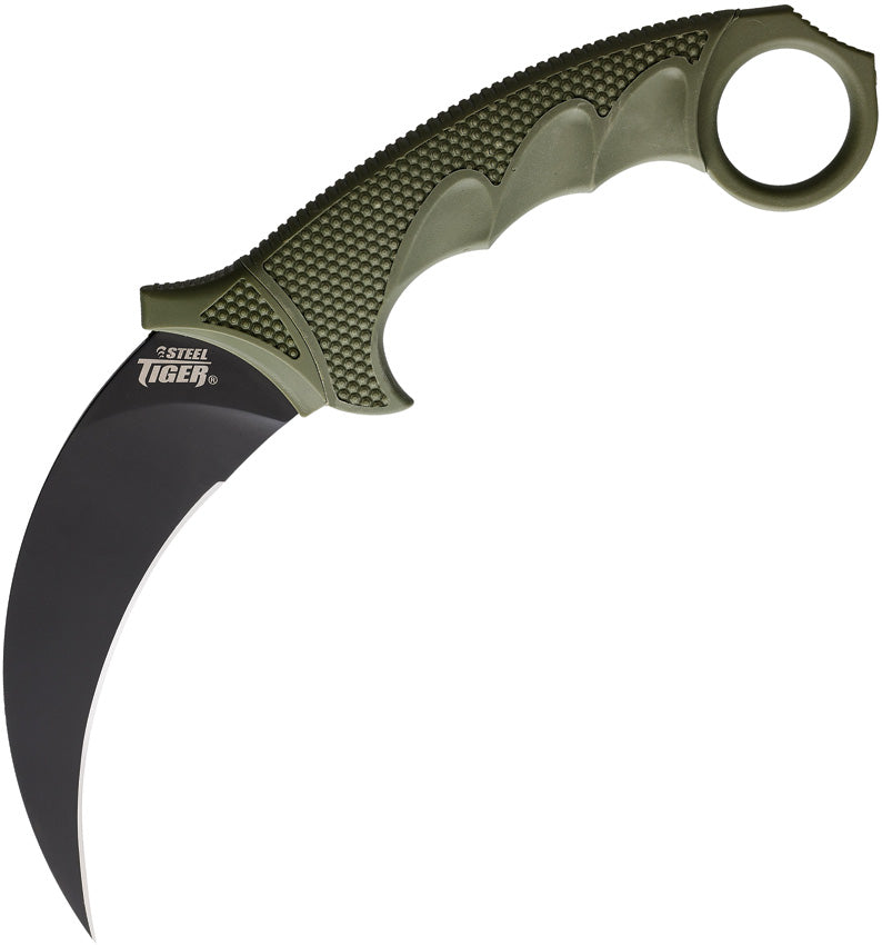 CS49KSTODBK Steel Tiger Karambit OD