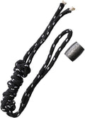 DA14 Damascus Bead Lanyard Black/White
