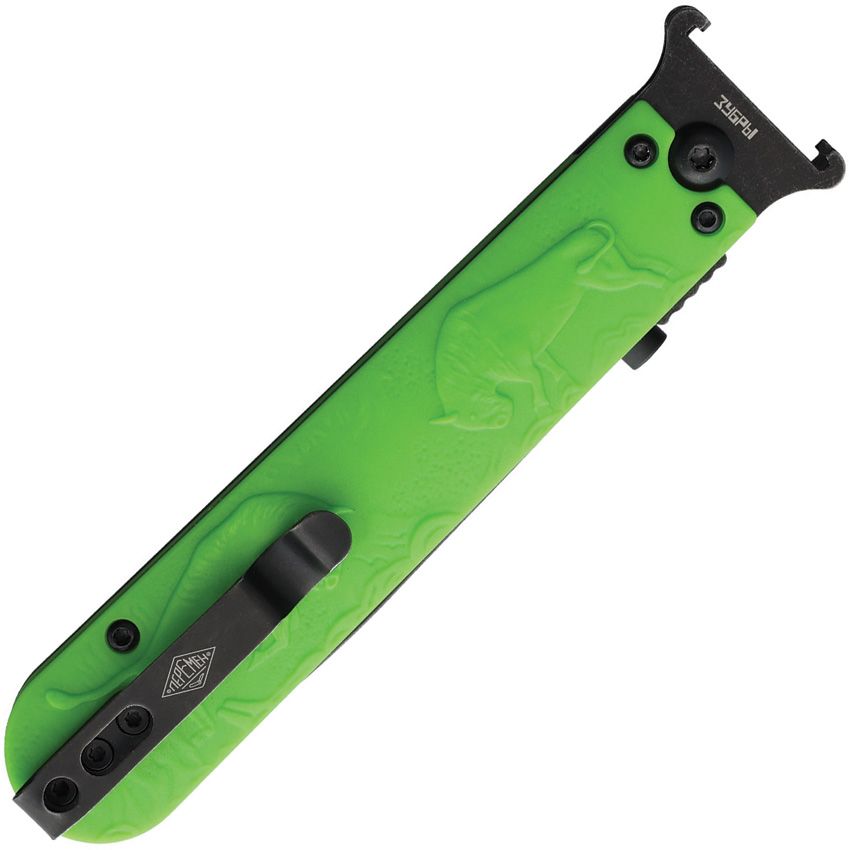 DGR2402BGRBW Daggerr Knives Peremen Zubry Linerlock Grn
