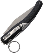 DGR2403BKSW Daggerr Knives Peremen Saigak Ring Lock Black