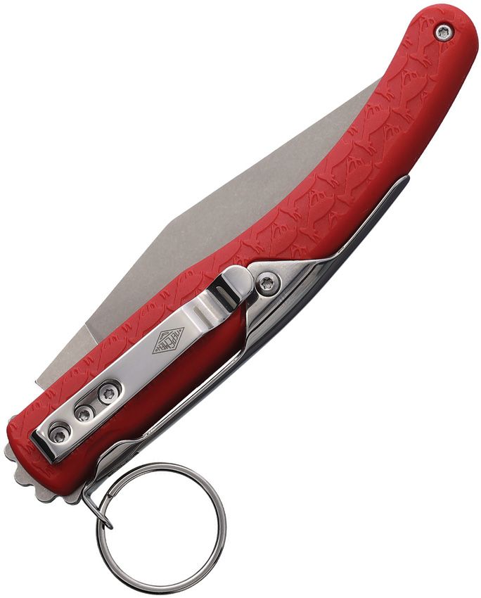 DGR2403RDSW Daggerr Knives Peremen Saigak Ring Lock Red