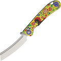 Daggerr Behemoth Slim crossbar lock folding knife with satin VG-10 curved blade and Gorodets art FRN handle (DGRFM024SGRD)