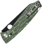 DGRFM81DGRBW Daggerr Knives Alligator DH Crossbar Green