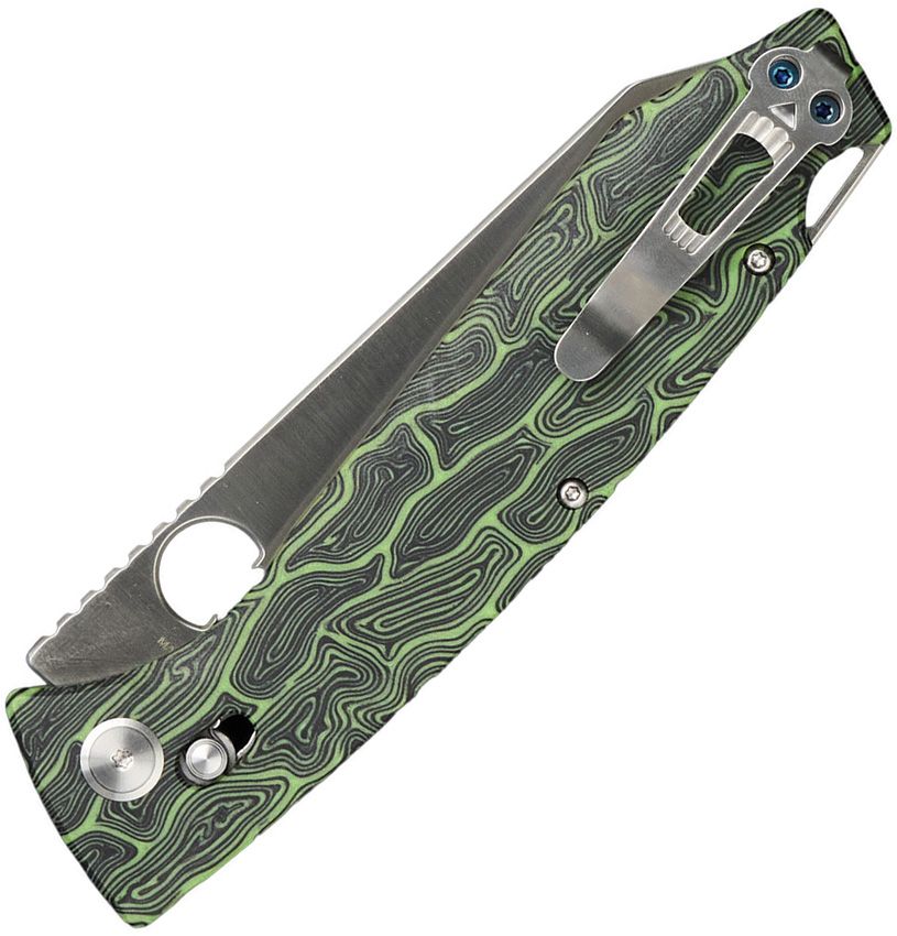 DGRFM81DGRS Daggerr Knives Alligator DH Crossbar Green