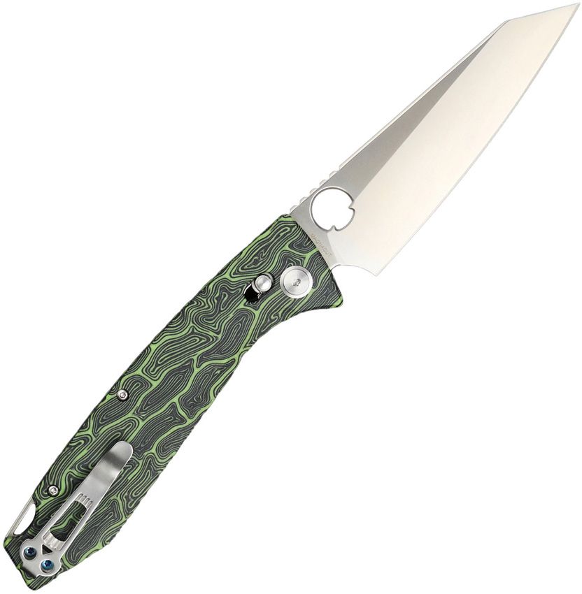 DGRFM81DGRS Daggerr Knives Alligator DH Crossbar Green