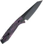 DGRFM81TPRBK Daggerr Knives Alligator Crossbar Lock Purp