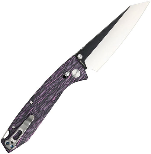 DGRFM81TPRBW Daggerr Knives Alligator Crossbar Lock Purp