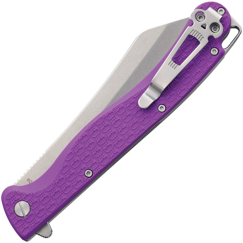 DGRFPRPSW Daggerr Knives Tesak Linerlock Purple SW