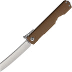 DGRHGBRSW Daggerr Knives Higonokami Framelock Brown