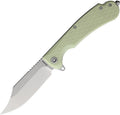 DGRPWGLSW: Daggerr Powie linerlock, Glow in the Dark FRN handle, 3.5" stonewash 8Cr14MoV blade