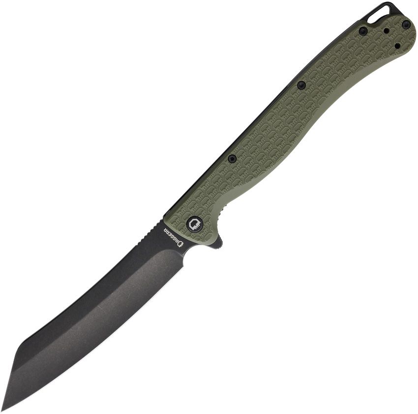 DGRTKFOLBW Daggerr Knives Tesak Linerlock OD BW