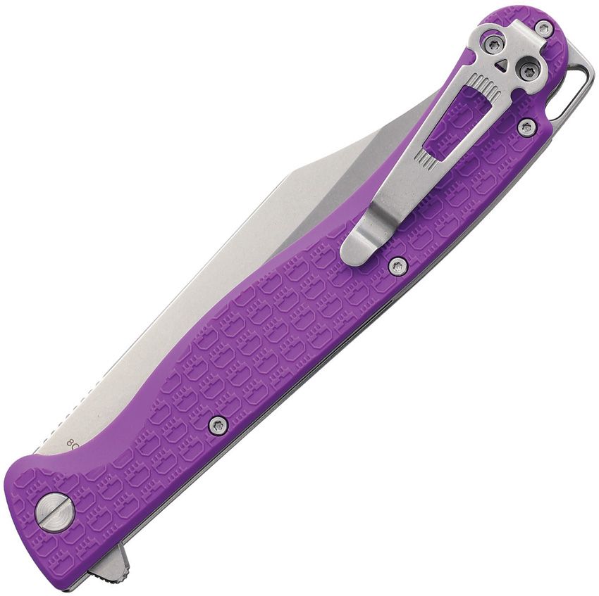 DGRTPFPRPSW Daggerr Knives Toothpick Linerlock Purple SW