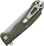 DGRYKFOLSW Daggerr Knives Yakuza Linerlock OD SW