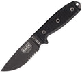 ES3MILSBLK ESEE Model 3 Black G10 Serrated