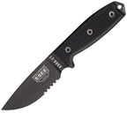 ES3MILSBLK ESEE Model 3 Black G10 Serrated
