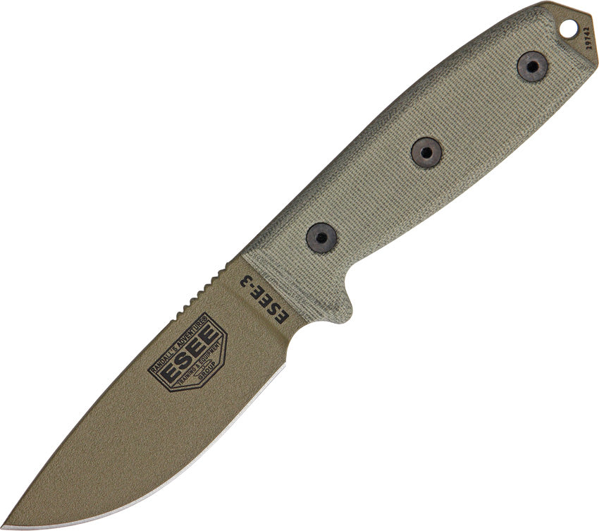 ES3PMBDE ESEE Model 3 Plain Edge