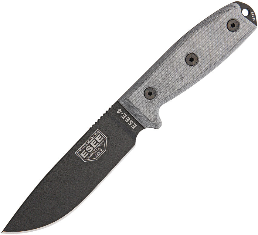 ES4PMBB ESEE Model 4 Stainless Plain