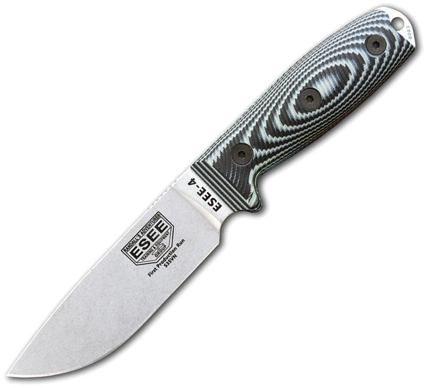 ES4PS35VO2 ESEE Model 4 S35VN Gray G10