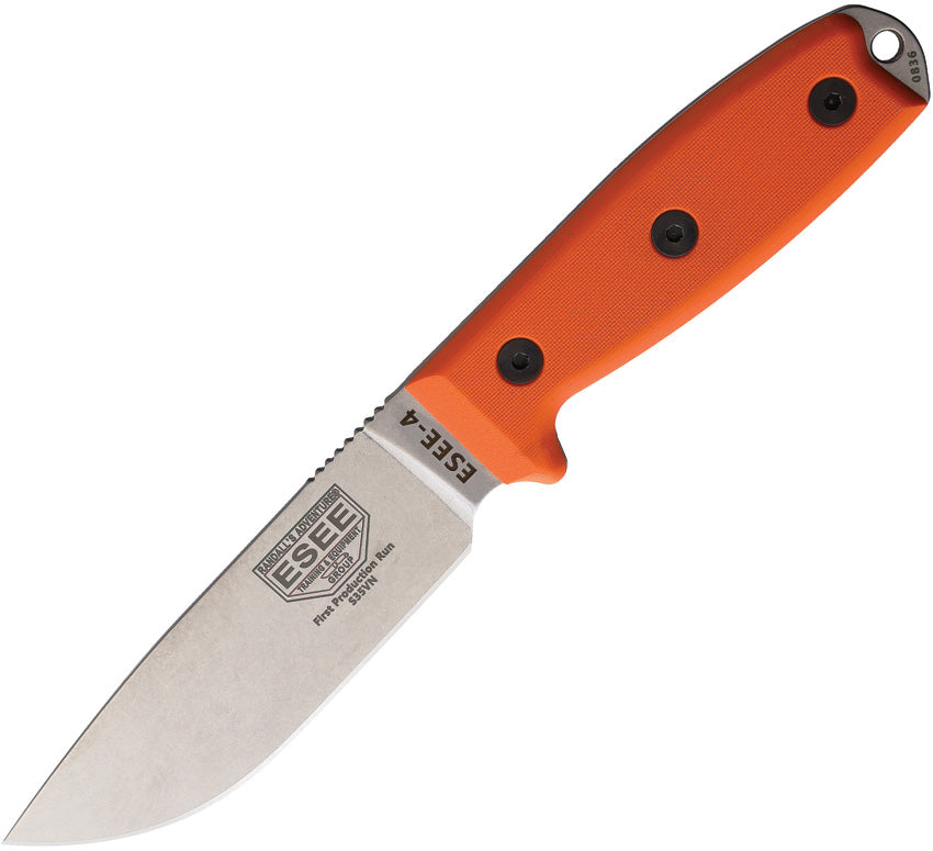 ES4PS35VOR ESEE Model 4 S35VN Orange G10