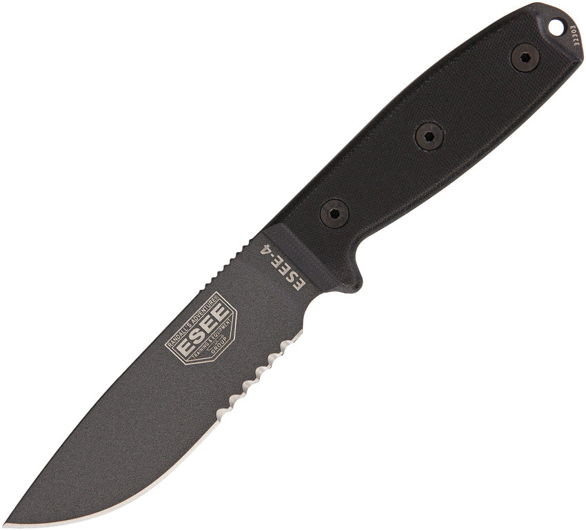 ES4STGB ESEE Model 4 Serrated Tactical