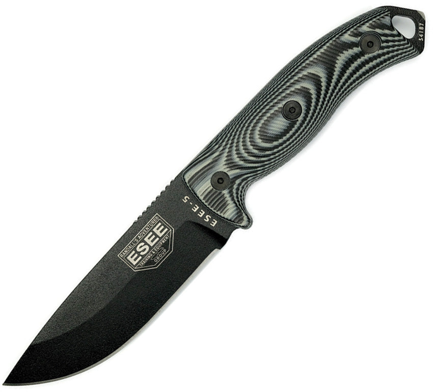 ES5PB002 ESEE Model 5 3D Fixed Blade Black