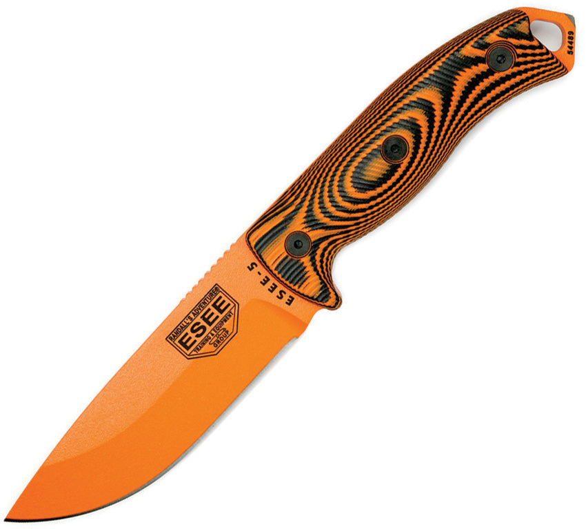 ES5POR006 ESEE Model 5 Fixed Blade Orange