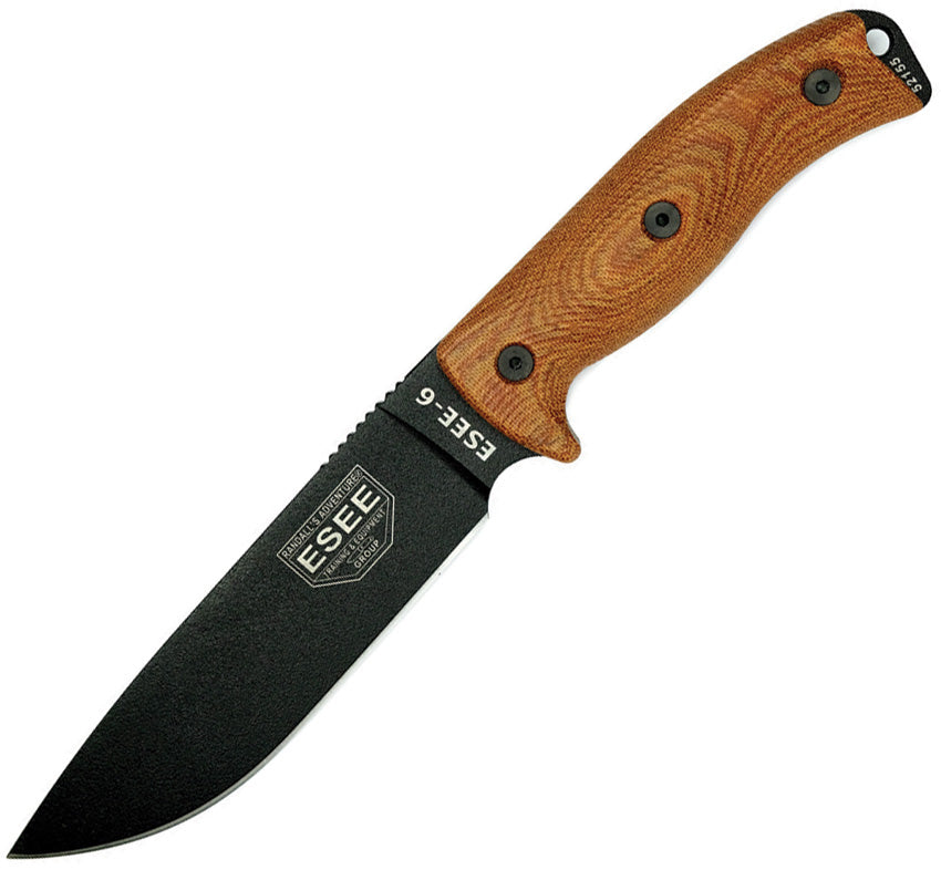 ES6PB011 ESEE Model 6 Black Natural