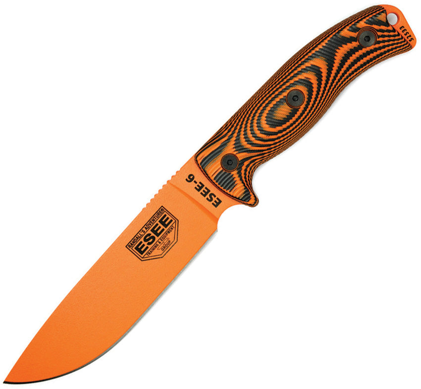 ES6POR006 ESEE Model 6 Fixed Blade Orange